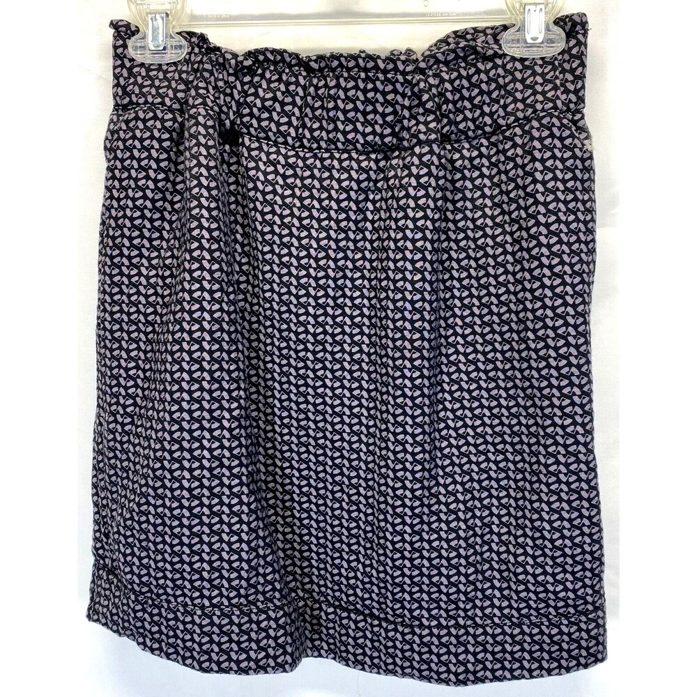 Gap Maternity Women Skirt (26x17.5") Violet/Black Pattern Size S Casual RN 54023